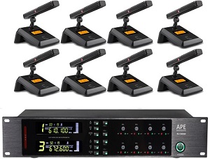 会议一拖四鹅颈话筒