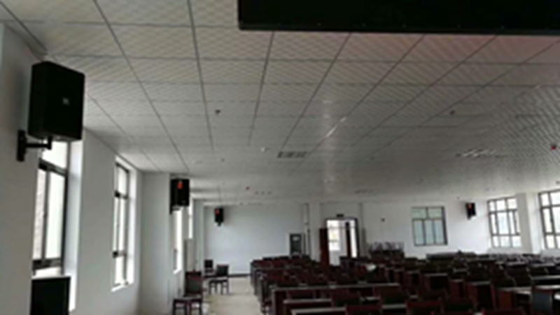 甘肃省天水监狱多功能厅灯光音响   工程案例