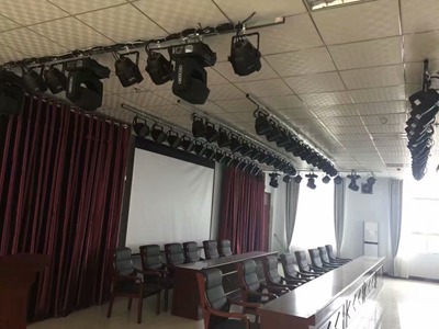 甘肃省天水监狱多功能厅灯光音响   工程案例