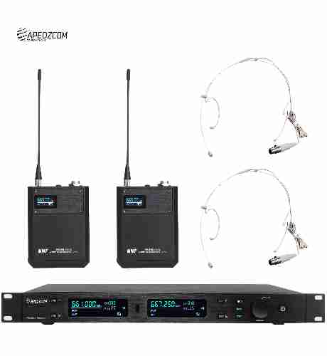 超级真分集无线一拖二耳咪话筒